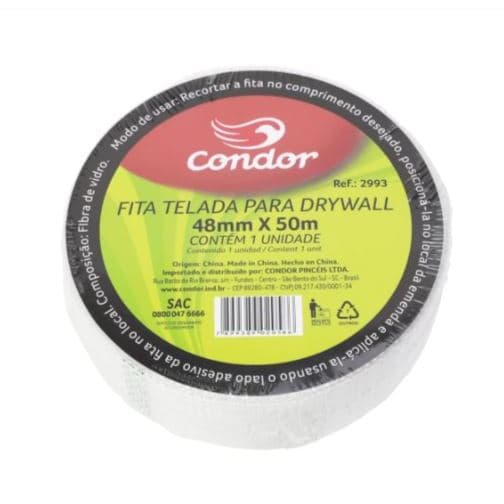 Fita Telada para DRYWALL 48mmx50m VERDE
