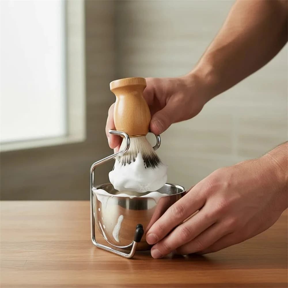 Kits profissionais de Barbear Kit Cumbuca com Pincel para Barba Cumbuca e Pincel para Barbear