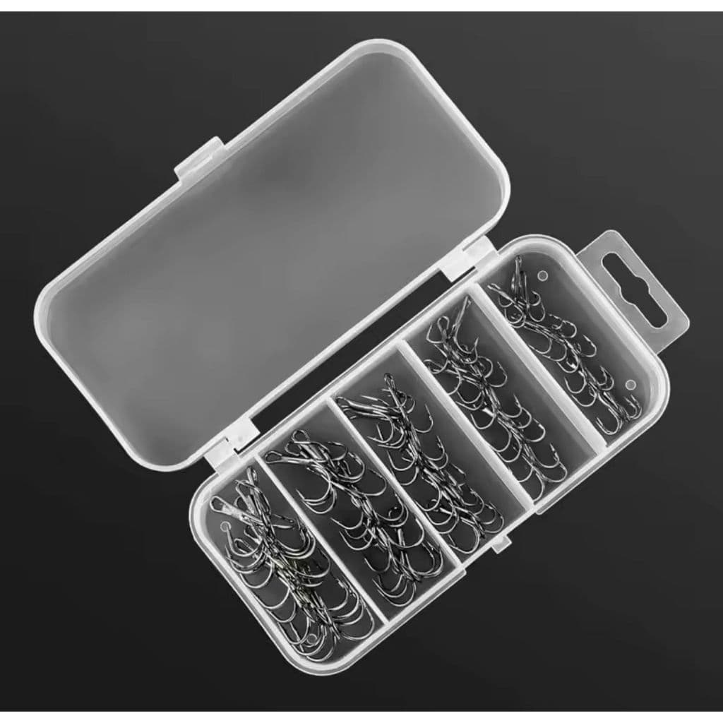 Kit 50 Garatéias Alto Carbono - Feitos de Aço - Resistentes e Duráveis - 5 Tamanhos Diferentes