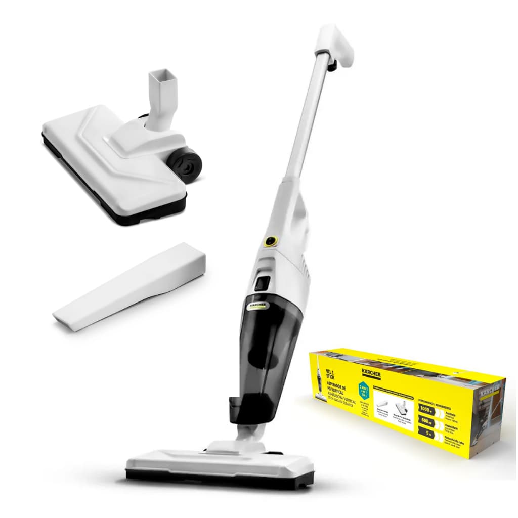 Aspirador de Pó Vertical VCL 1 Stick Karcher Com Fio Praticidade Leveza e Eficiência
