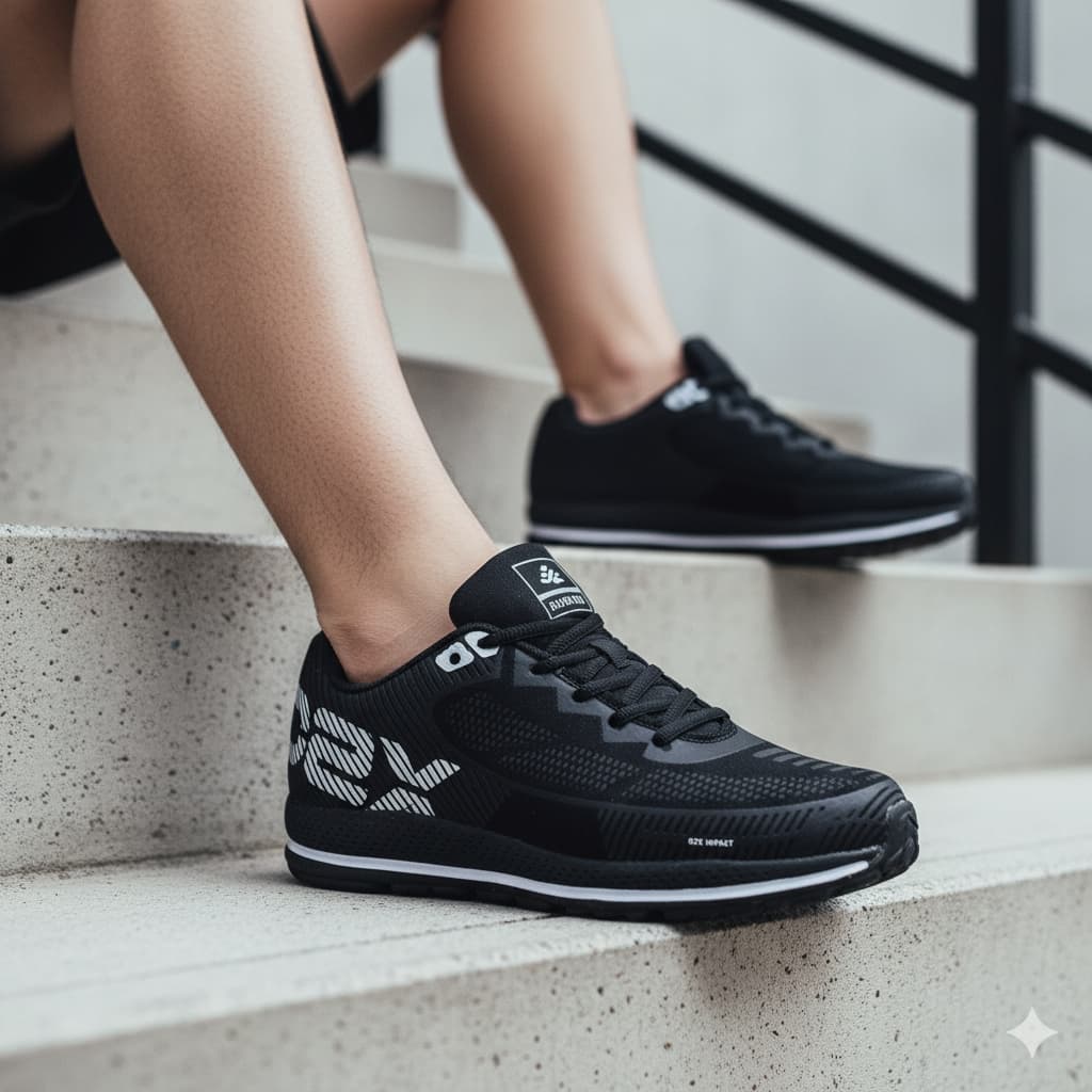 Tênis Feminino Casual O2X e Estiloso Leve para Academia e Corrida