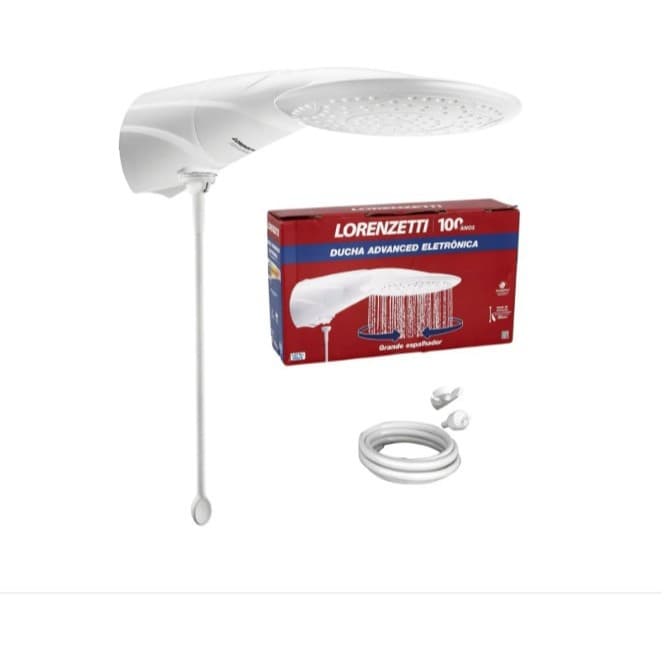 Chuveiro Ducha 127V  5500W Lorenzetti Advanced Eletrônica Branco