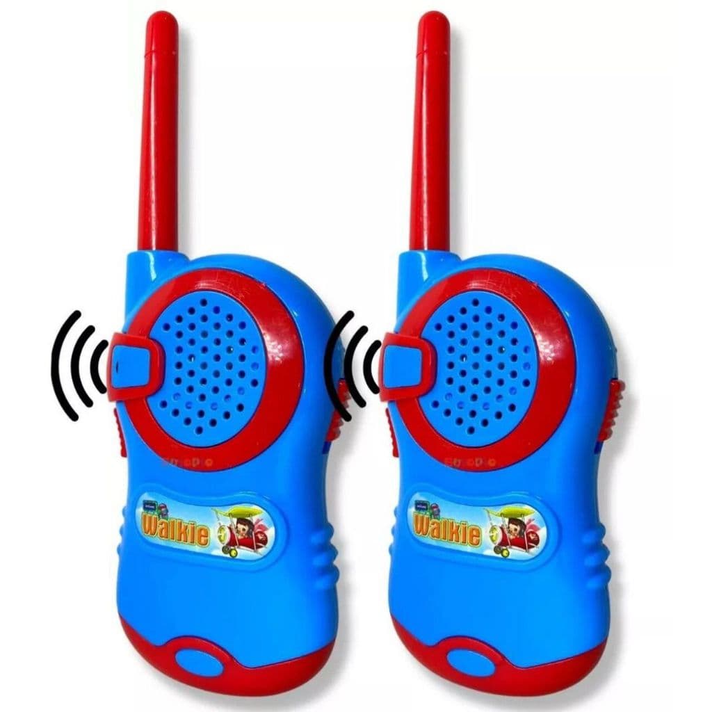 KIT Walkie Takie Radio Comunicador Infantil De Brinquedo