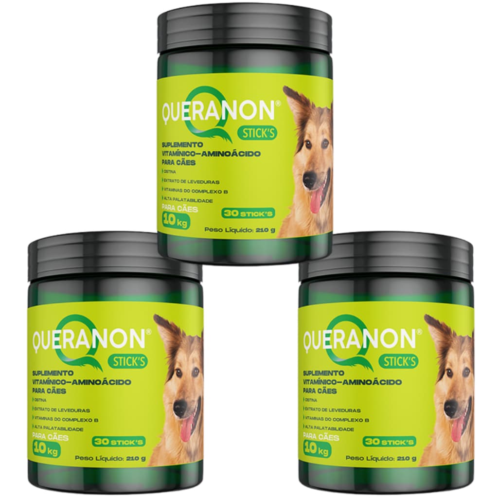 Queranon 30 Sticks 210g Cães Avert - 3 unidades