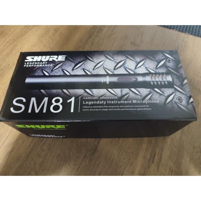 Microfone Condensador Shure Sm81 Para Instrumentos