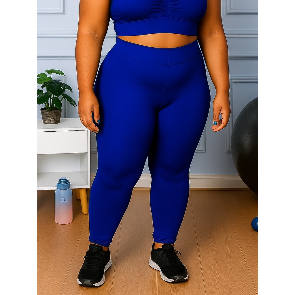 Calça Legging Leg Suplex Academia Pilates Treinos Plus Size G1 G2 G3 G4