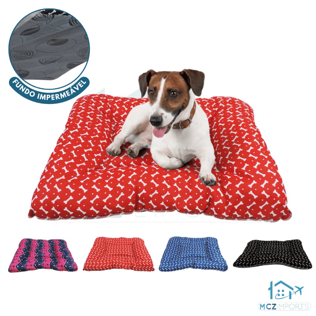 Colchonete Cama Pet Caminha de Cães e Gatos cama pet PARA TAMANHO PEQUENO E MEDIO PORTE cores COD-266