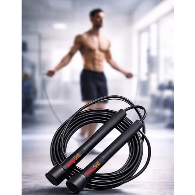 Corda De Pular Crossfit Profissional Fitness Academia Exercicios Treino Comprimento Ajustável