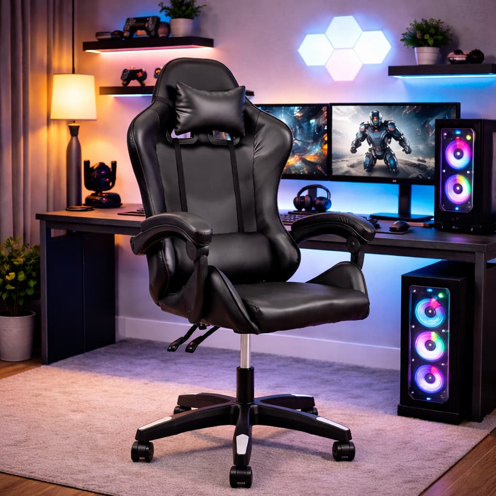 Cadeira Gamer Ergonômica Premium Start Line Best Chair Para Escritório Giratória e Reclinável