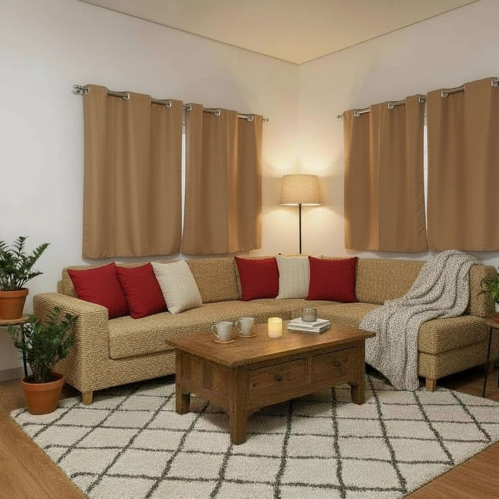 Cortina para Sala com Design Sofisticado – Conforto e Elegância 2,00 x 1,50 mts