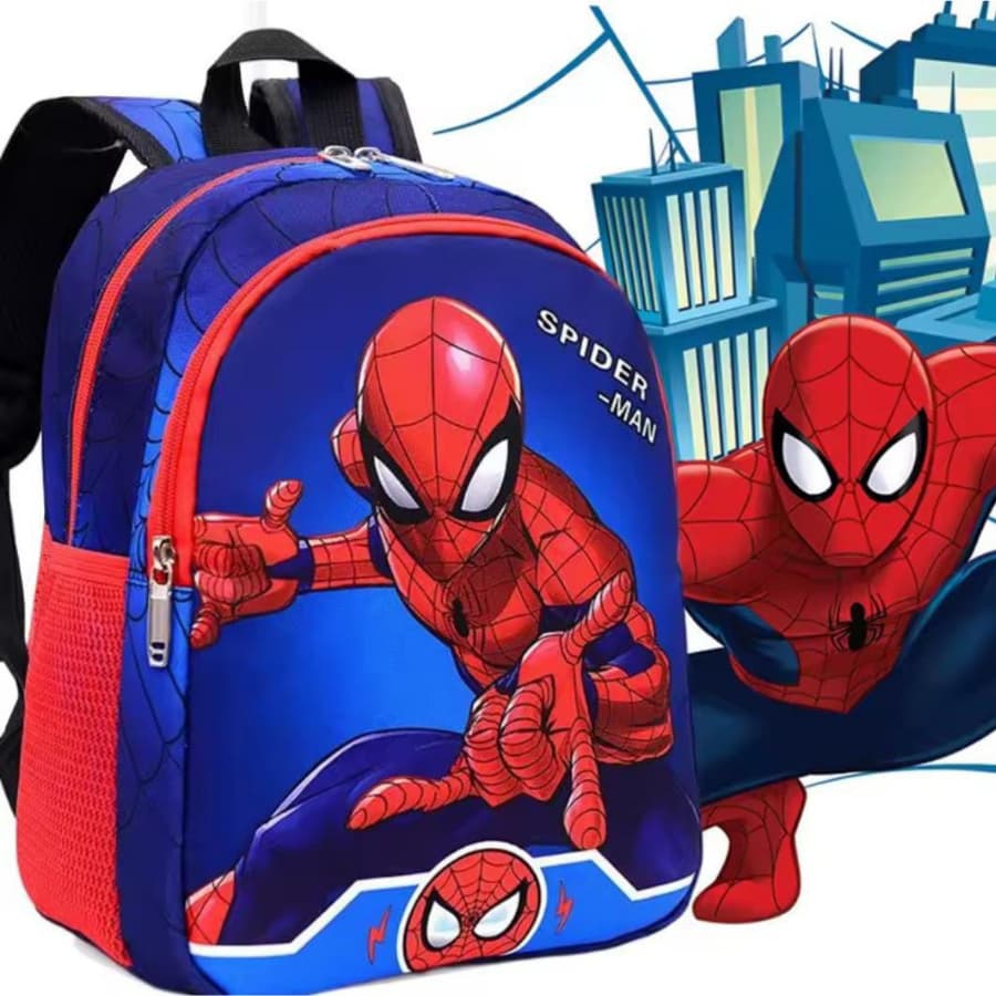 Mochila Infantil Tamanho Médio Spider Man (+ 5 anos) - Ótima qualidade