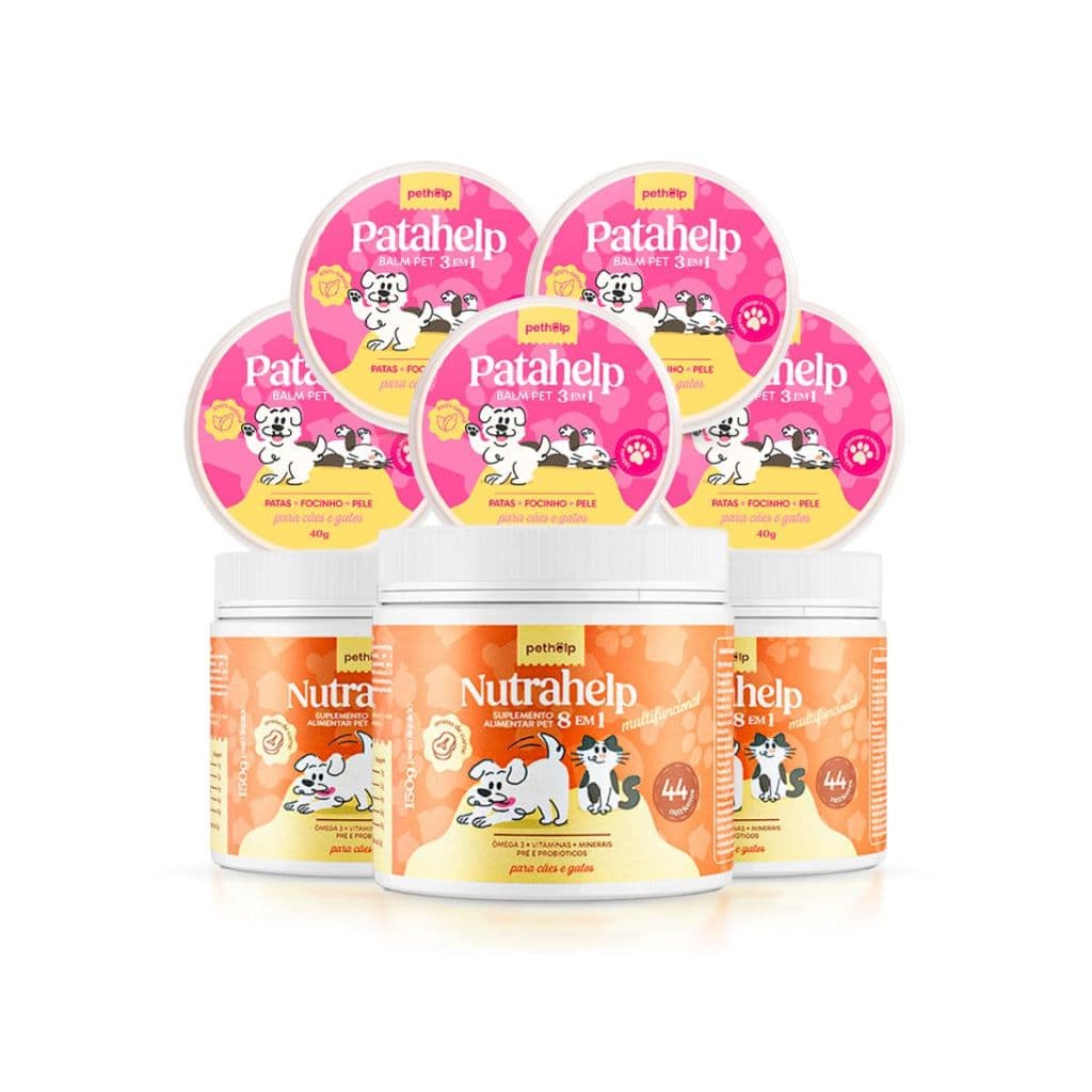 Kit 5 Patahelp + 3 Nutrahelp