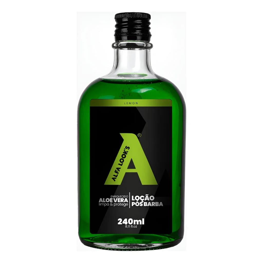 Loção Pós Barba Alfa Look's Lemon Acalma E Refresca 240ml