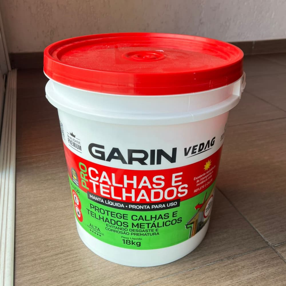 PRO Calhas e Telhados 18kg Branco impermeável Linha Premium VEDAG