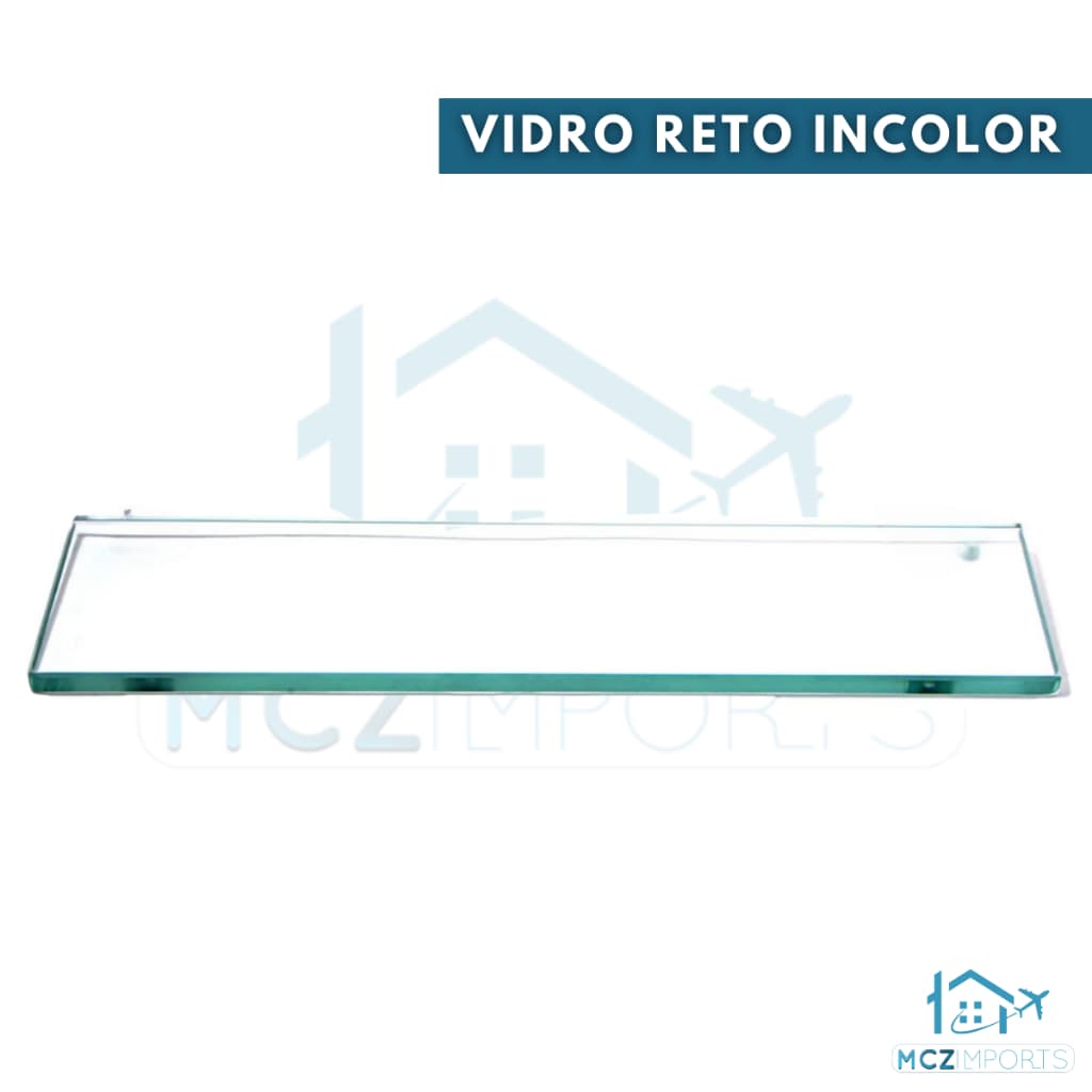 Prateleira De Vidro Incolor Porta Shampoo Para Porta Shampoo