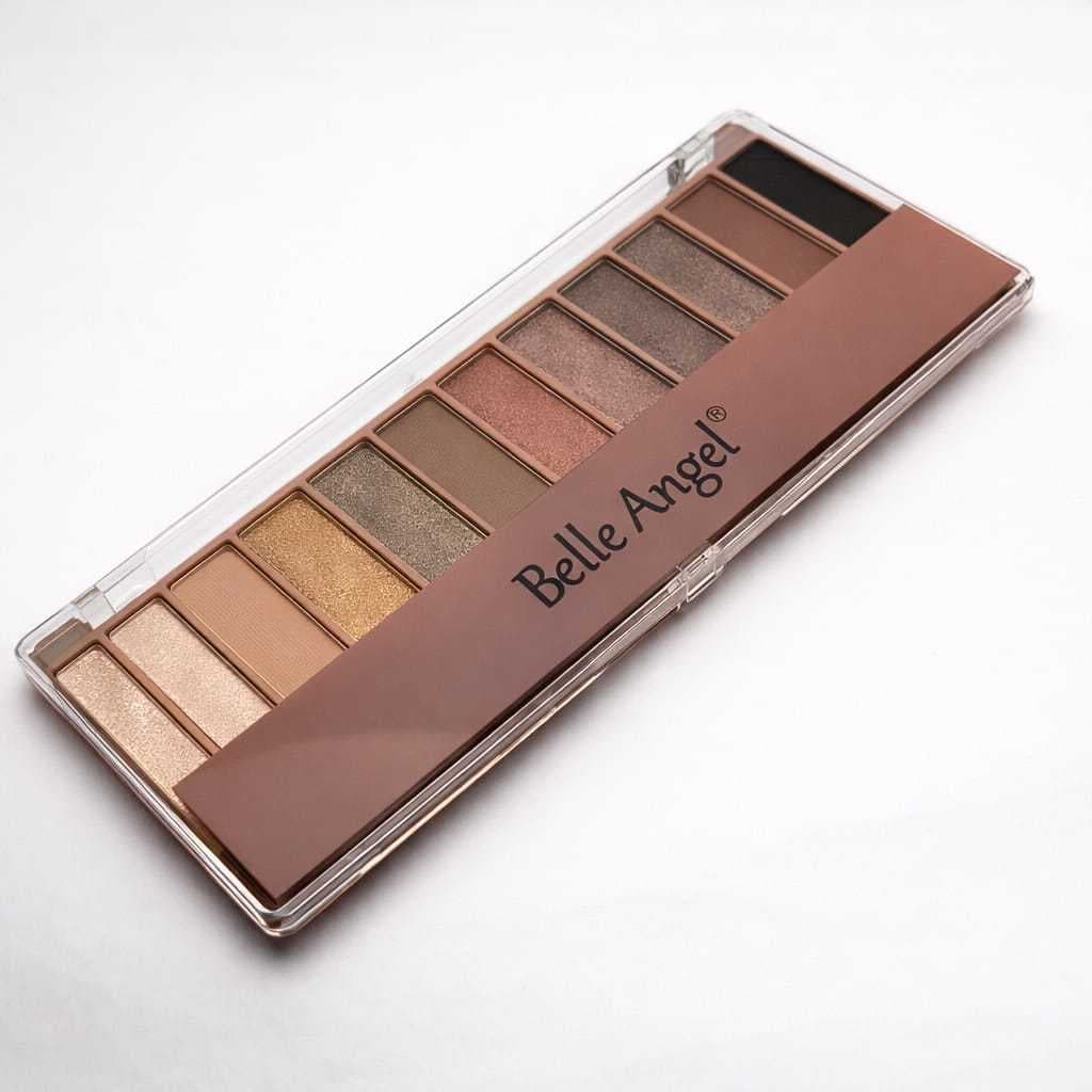 Paleta 12 Cores Belle Angel – Sombra Fácil de Aplicar | Make Beauty