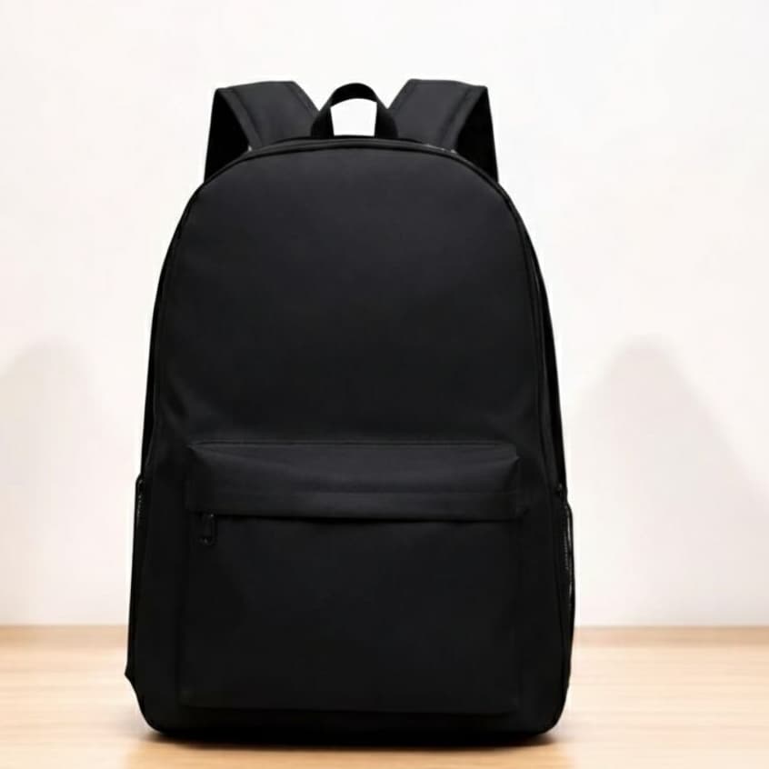 Mochila Escolar Capacidade Para Estudante Feminina Masculino Nylon Impermeavel Minimalista Faculdade