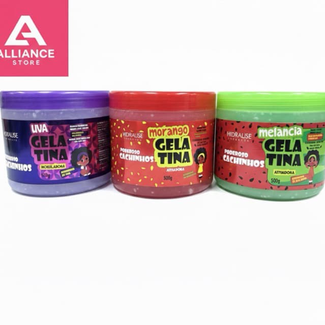 Gelatina capilar Poderoso cachinho - 500G.