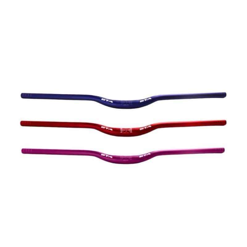 Guidão Bike Mtb Gta Downhill Alumínio 31.8 X 780mm Colorido Azul, Roxo, Vermelho Compativel com bikes de montanha e MTB