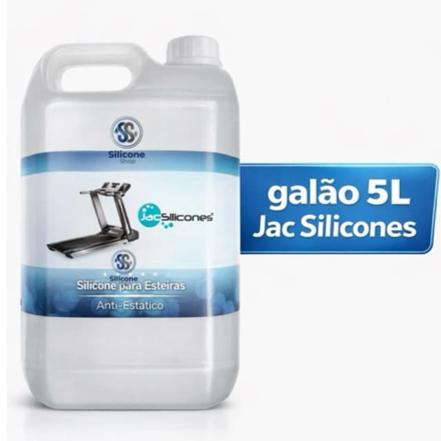 Silicone lubrificante para esteiras galão 5 litros Jac Silicones