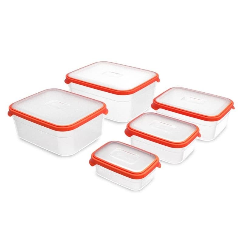Potes Retangulares Premium Resitente - cor e arte – Conjunto 5 peças