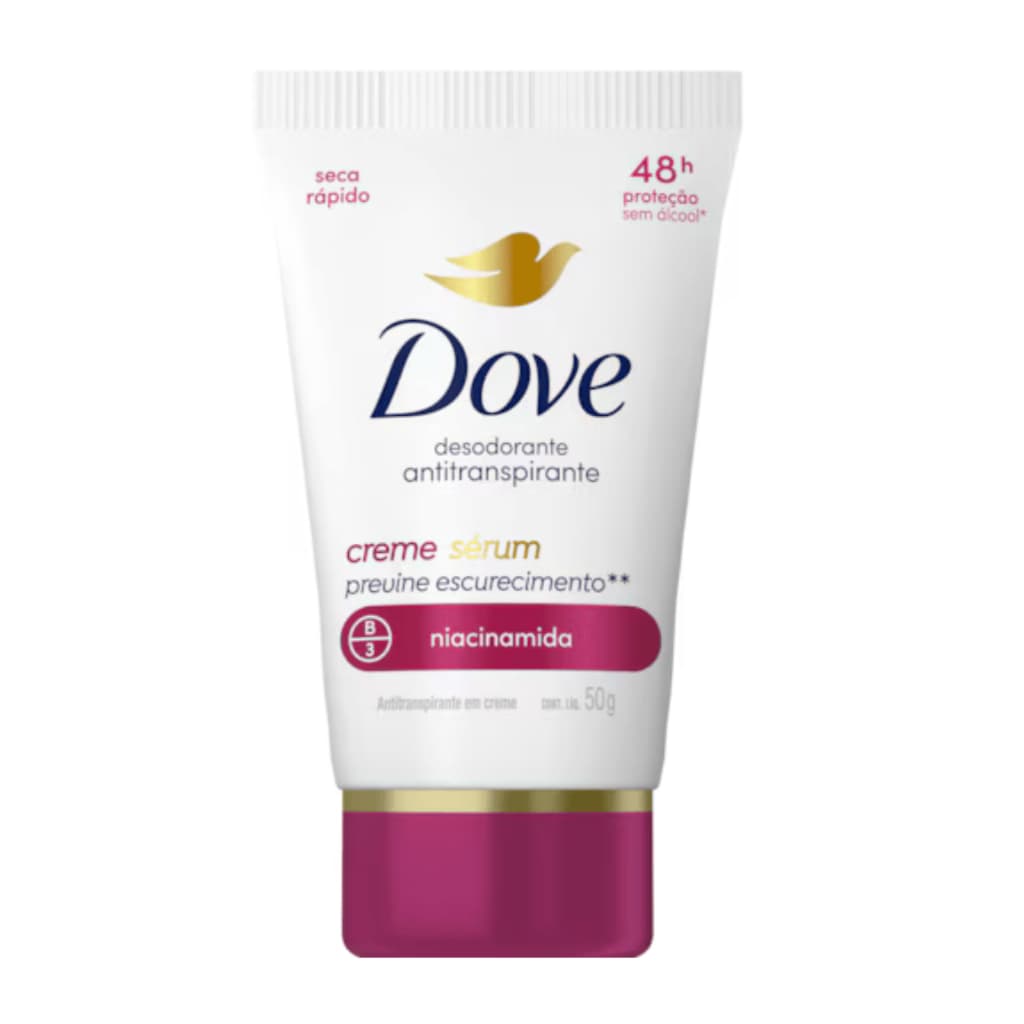 DESODORANTE DOVE CREME SÉRUM NIACINAMIDA PREVINE ESCURECIMENTO 50G