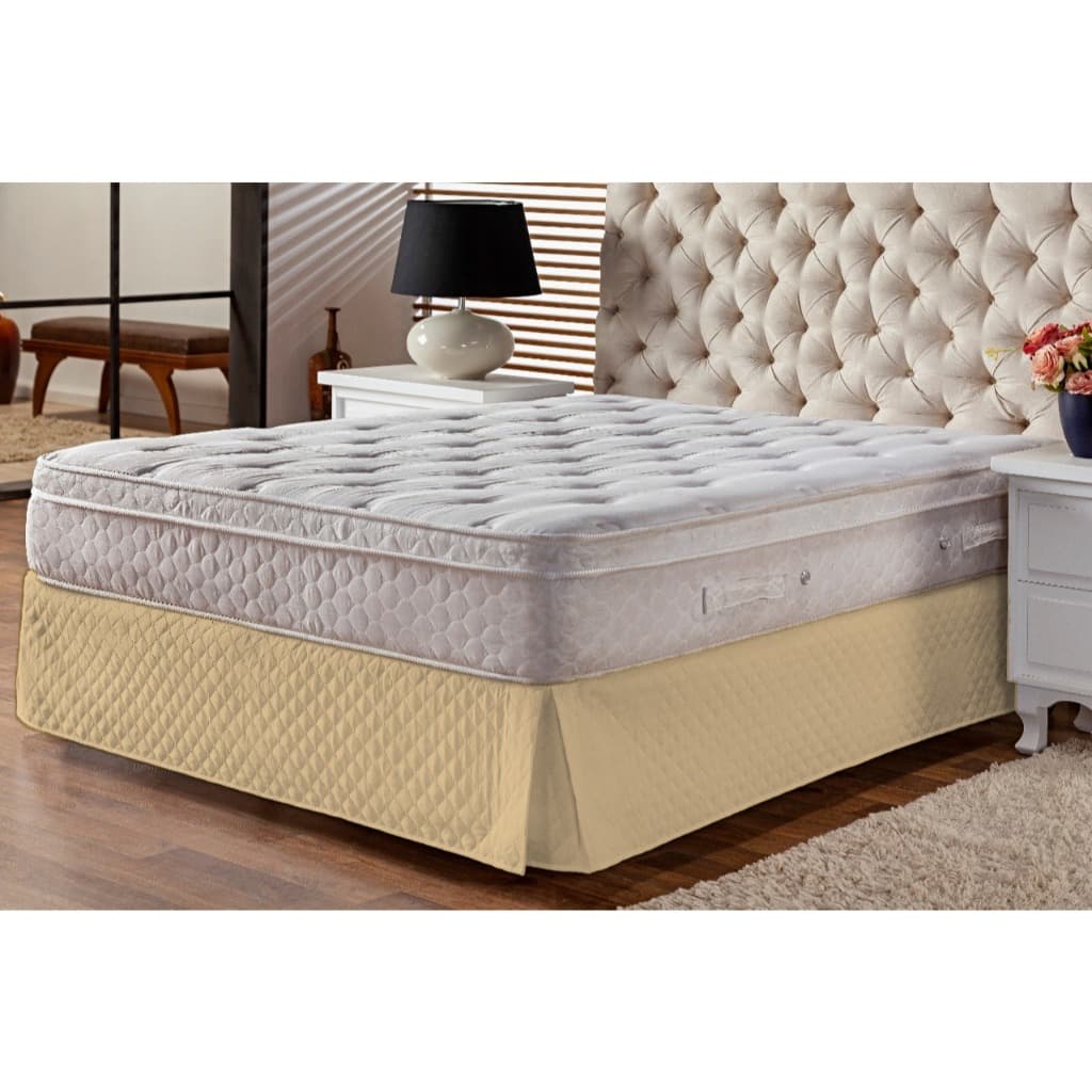 Saia Box Matelada Cama Solteiro Casal Queen King Microfibra Proteção Quarto