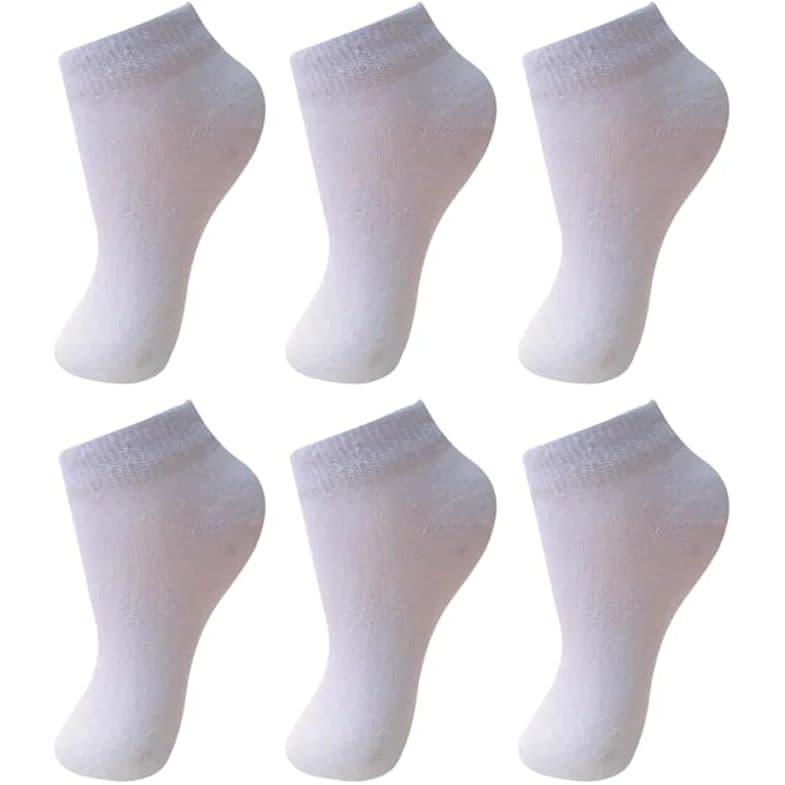 Kit Com 12 Pares De Meias Unussex (35-40, Branca)