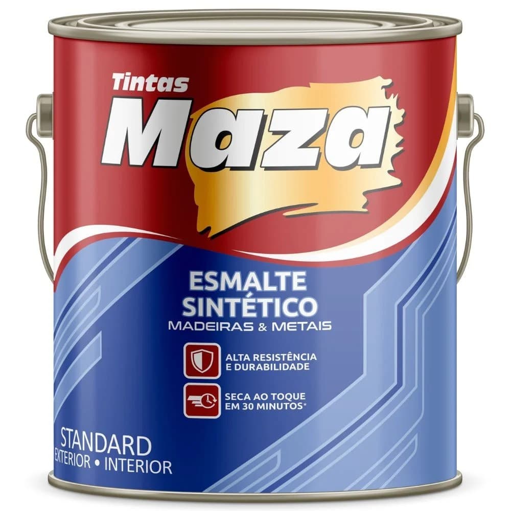 Tinta Esmalte Sintético Maza 3,6L Cores - Para Madeiras E Metais