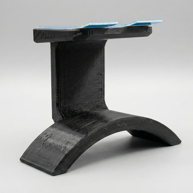 Suporte de Fone para Baixo da Mesa - Adesivo 3M (Não Fura) - Universal, Alta Resistência
