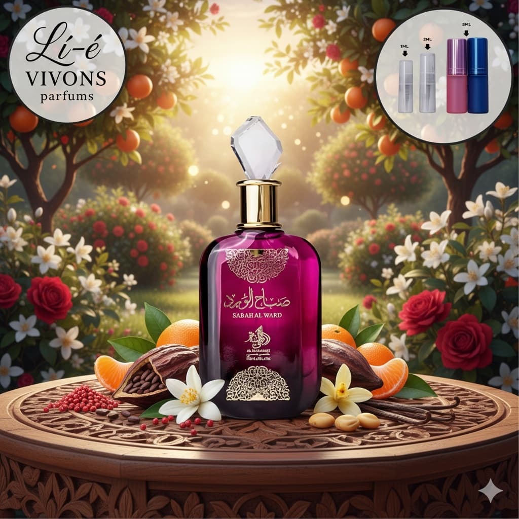 Perfume árabe feminino Sabah Al Ward - Marca: Al Wataniah - 100% Original