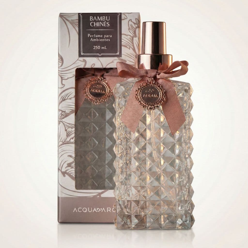 Spray Perfume Ambientes Acqua Aroma 250ml Bambu Chinês Aromatizador De Ambiente