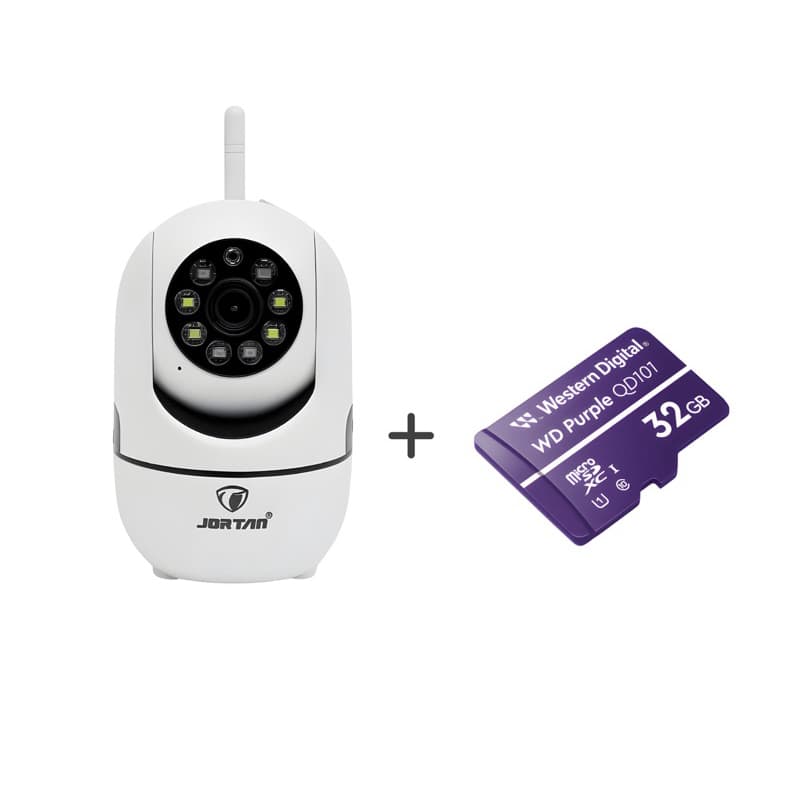 Câmera Wi-fi + Cartão de Memória Micro SD 32GB WD Purple intelbras Função Babá eletrônica