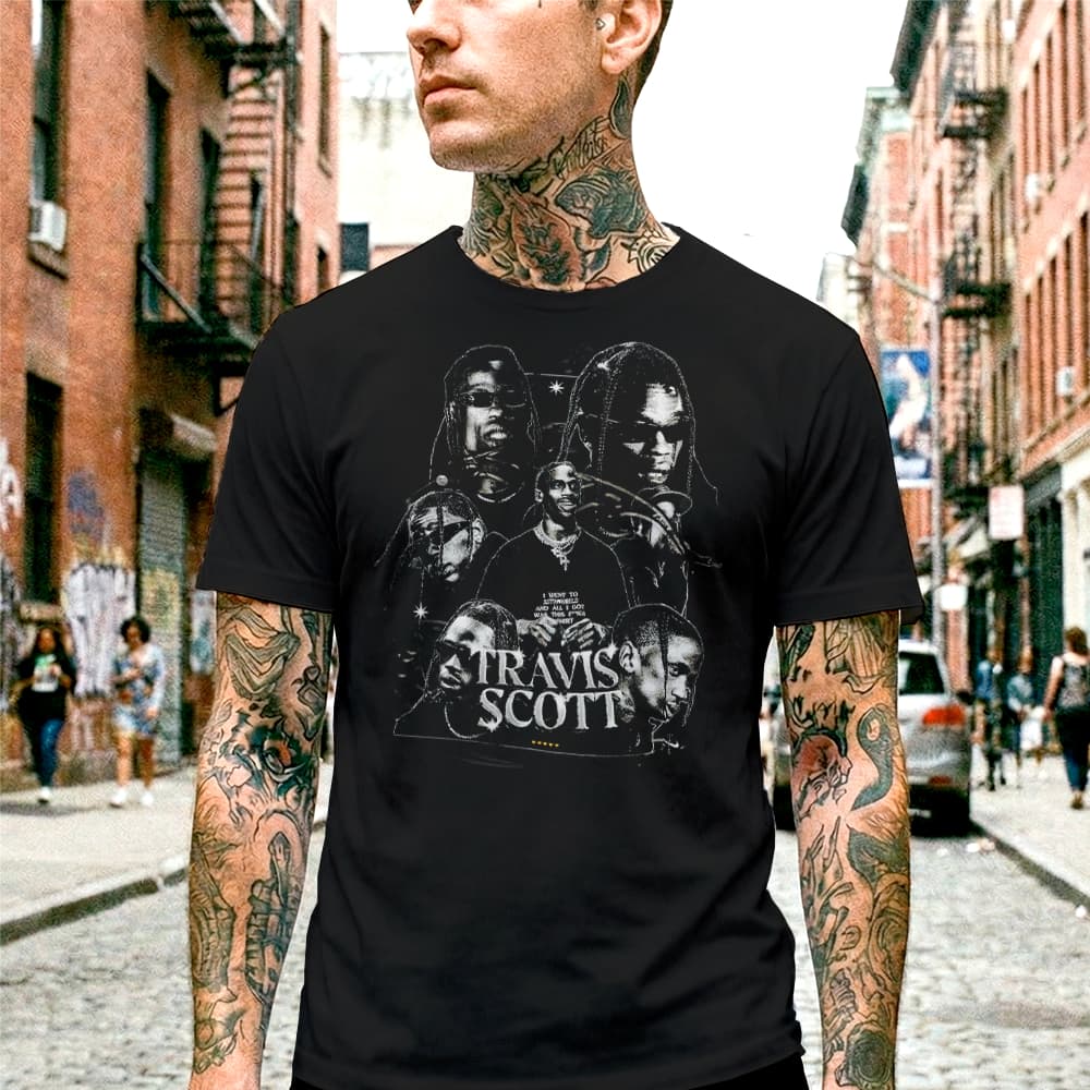 Camiseta Banda Travis Premium Estampa Rock Alternativo Indie Britânico Unissex Algodão Confortável