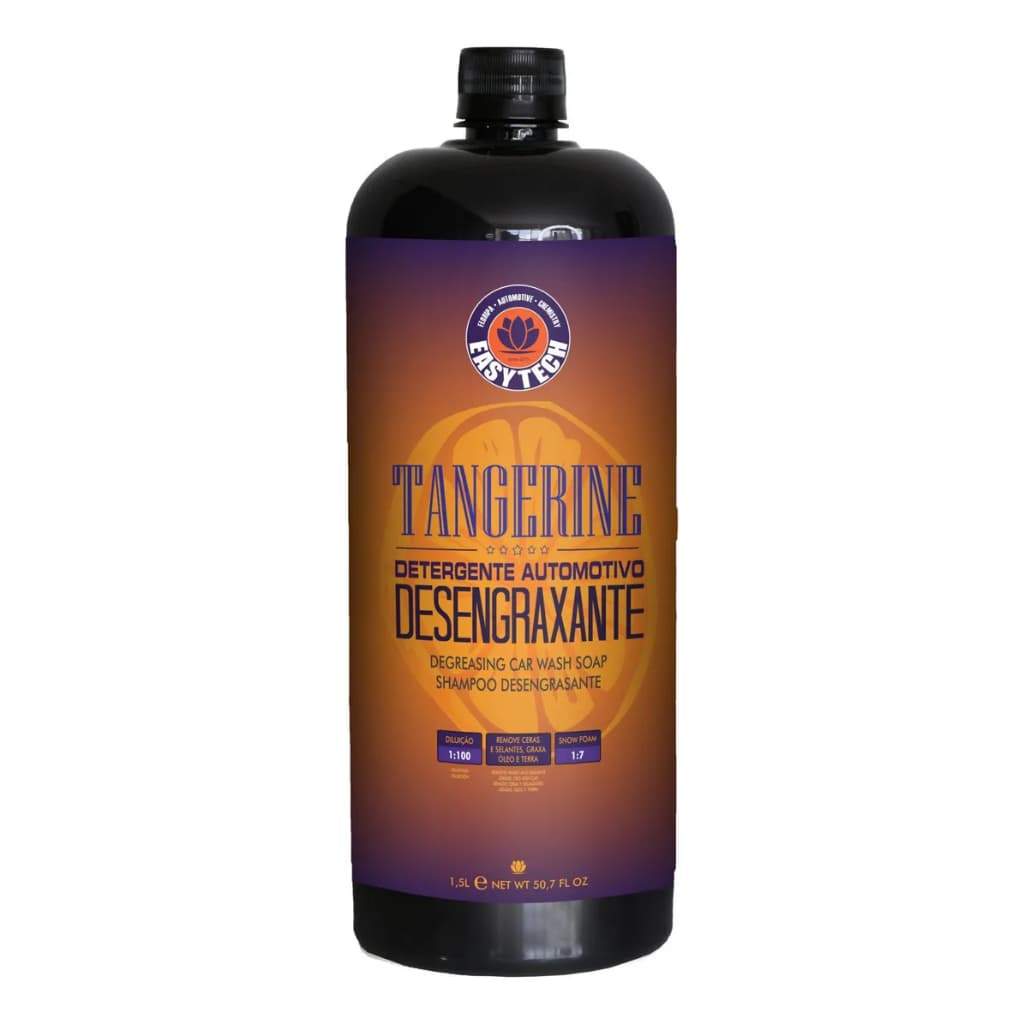 Shampoo Desengraxante Automotivo Easytech Tangerine 1,5l Concentrado 1:100
