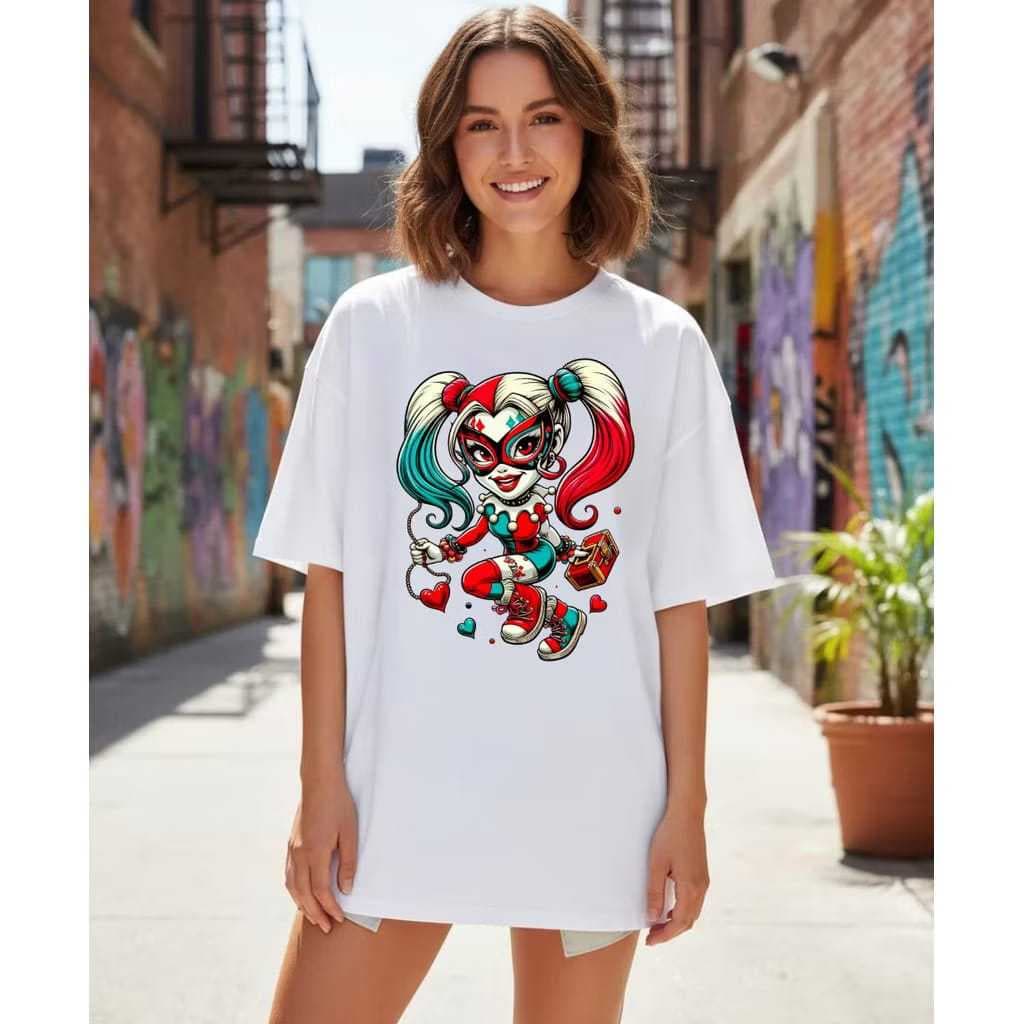 Camiseta Feminina Street Wear Camisa Camiseta Alerkina Malinha Estilo Fashion