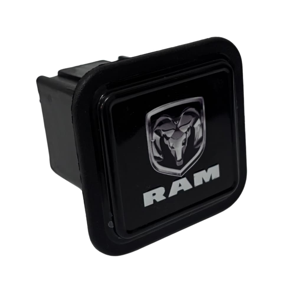 Tampa Capa Engate Removível Ram 5x5cm Plástico Premium Preto