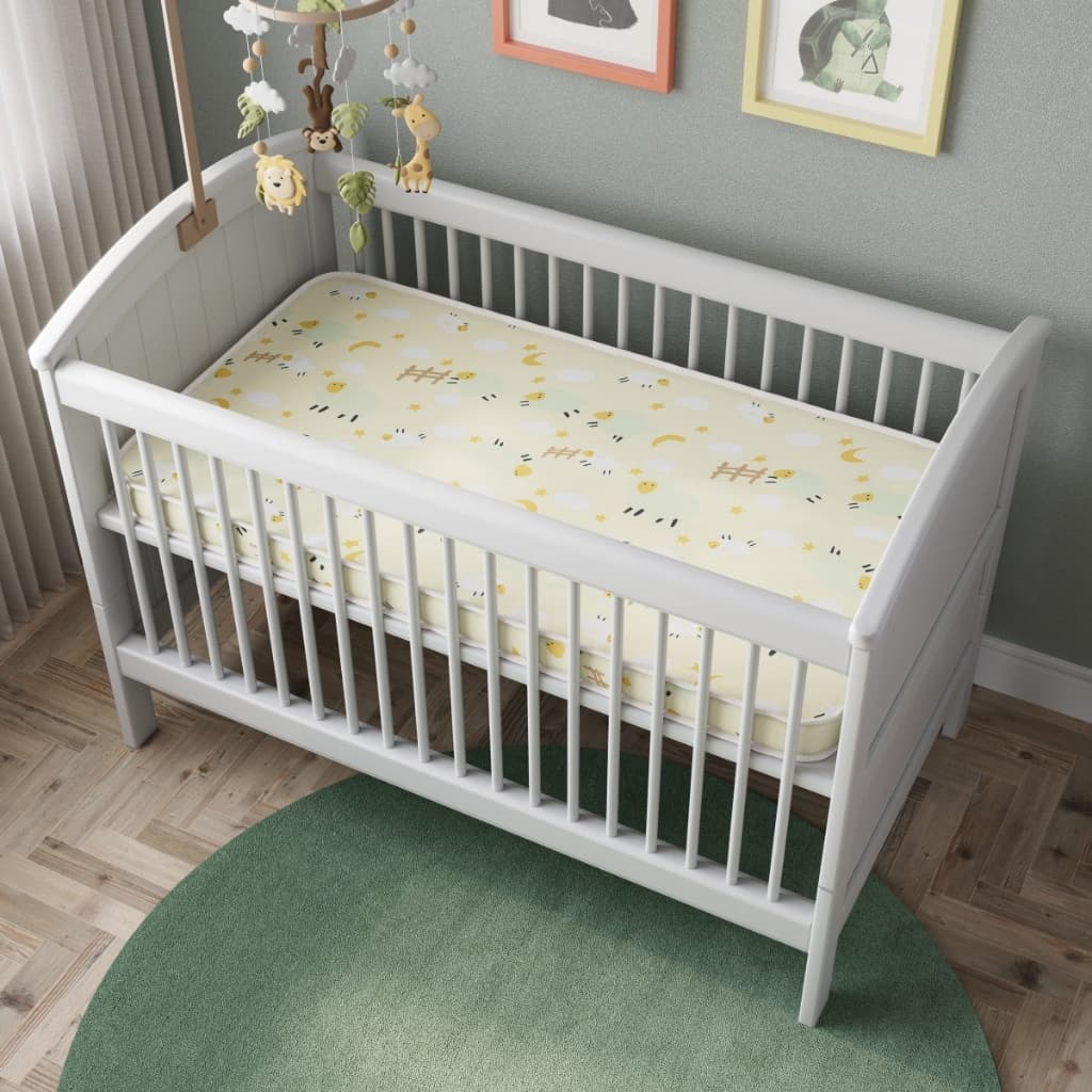 Colchão Baby para Berço Antialérgico D18 130x70x7 cm Espuma BMS Conforto Infantil