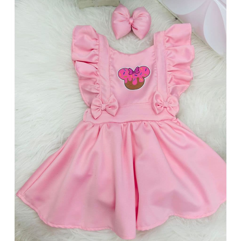 romper minney doce salopete minnei doce menina