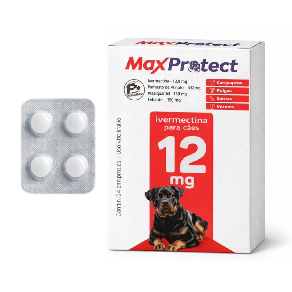 Remedio para Carrapato Pulgas Para Cachorro Grande 30kg a 60kg - Envio imediato Sarna Vermes