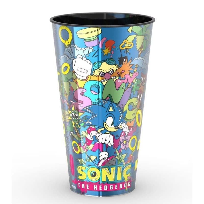 Copo Plástico Infantil 500ml com Estampa Colorida