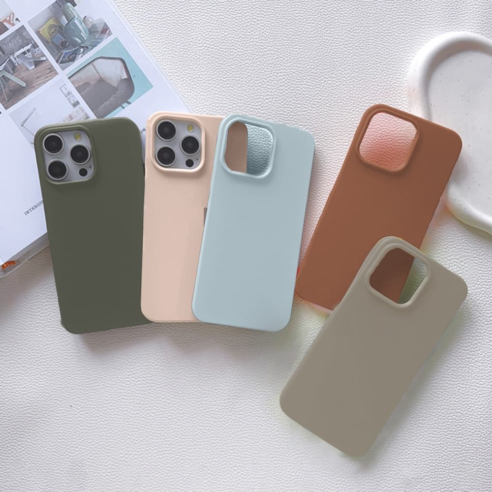 Nova capa protetora de silicone com toque macio proteção completa compatível com iPhone 11 12 13 14 15 Pro Max Plus