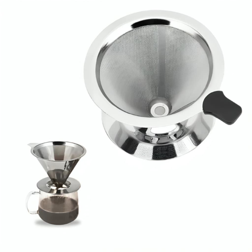 Coador De Café Inox Permanente Não Utiliza Filtro