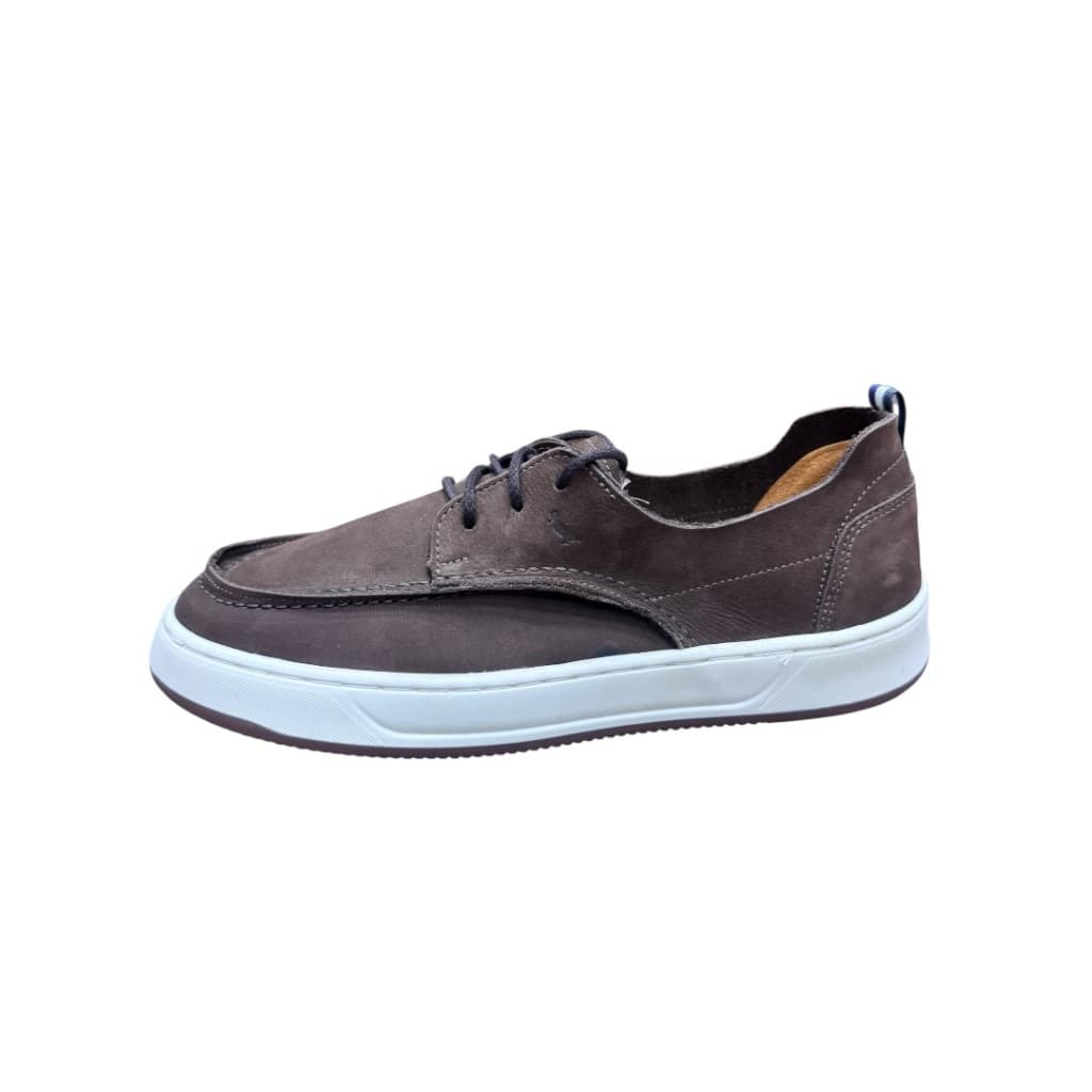 Tênis Masculino Casual Couro Nobuck Confortável Social Moderno 38 ao 43