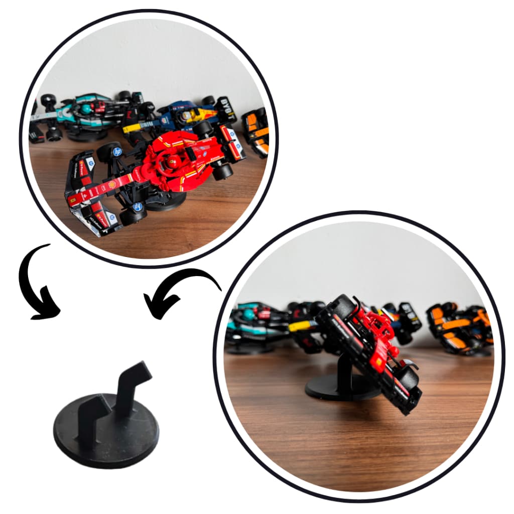 Suporte de mesa para o LEGO F1 Speed Champions