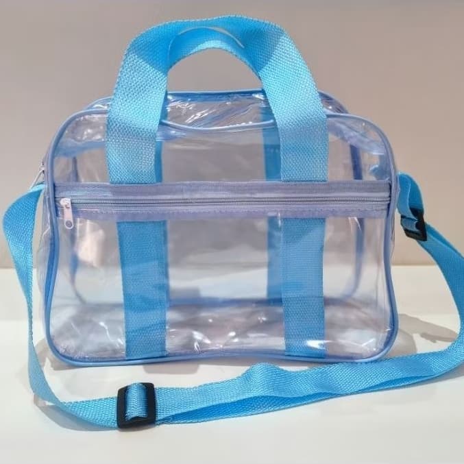 kit 2 Bolsa Transparente em Cristal 0.20 — Maternidade | Praia | Viagens