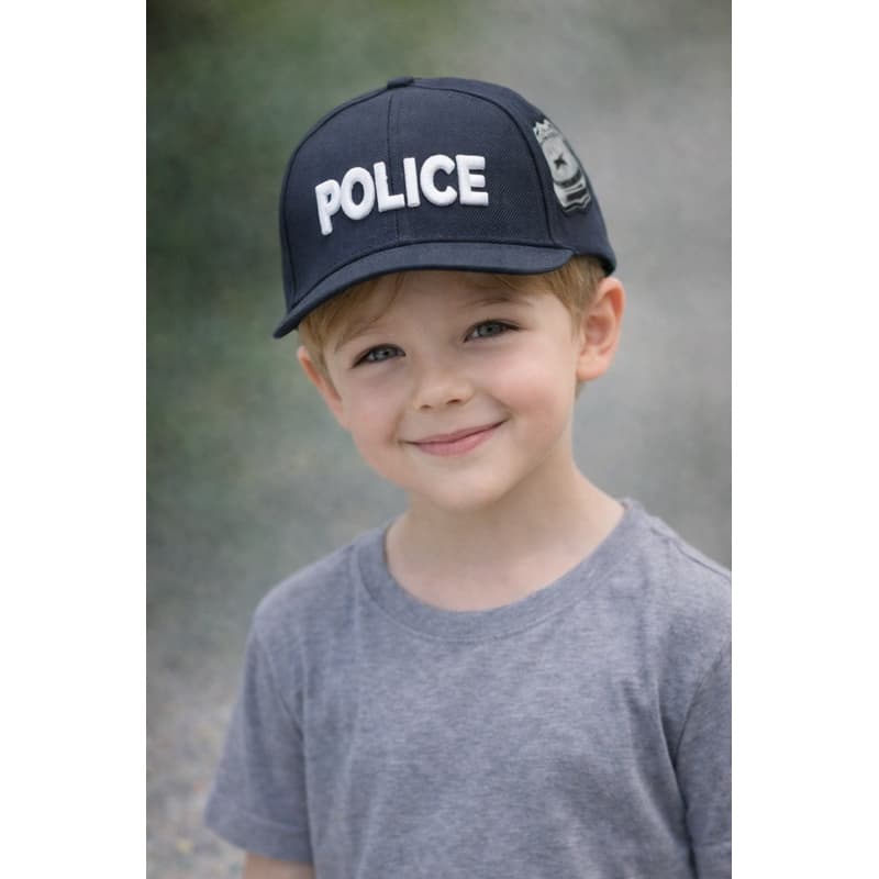 Boné Policial infantil 👮