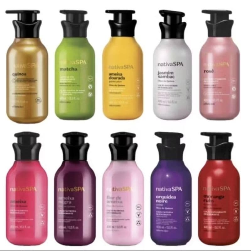 Hidratante Nativa SPA 400 ml e refil 400/ 350ml