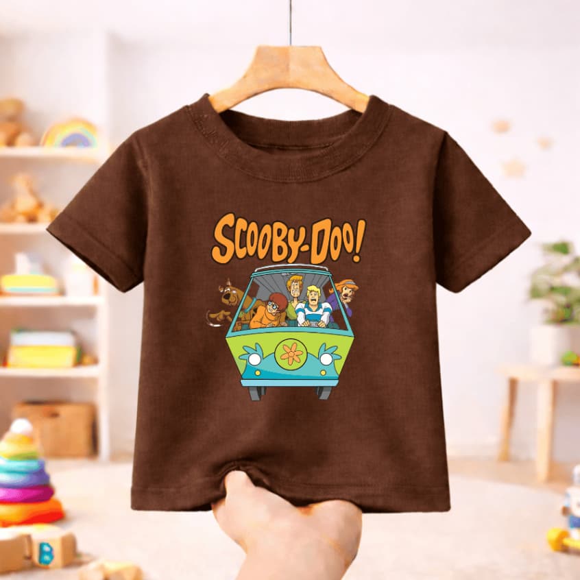 Camiseta Infantil Juvenil Unissex ScoobyDoo - Estampa Turma Scooby -  Blusa em Algodão para Crianças -  Camisa Divertida