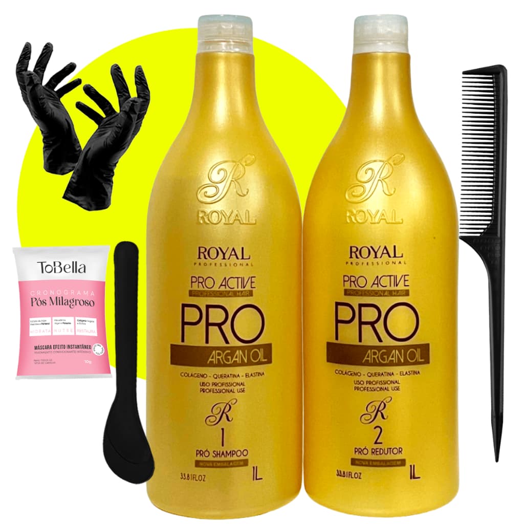 ROYAL Professional Progressiva PRO Active Argan oil 2x1L + Brindes
